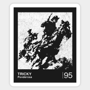 Tricky / Minimalist Graphic Artwork Design Sticker